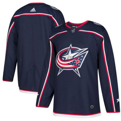 Adidas Blue Columbus Blue Jackets Blank Navy Blue Home Authentic Stitched Youth NHL Jersey