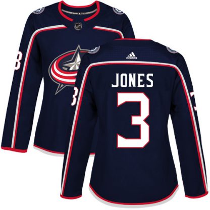 Adidas Blue Columbus Blue Jackets #3 Seth Jones Navy Blue Home Authentic Women's Stitched NHL Jersey