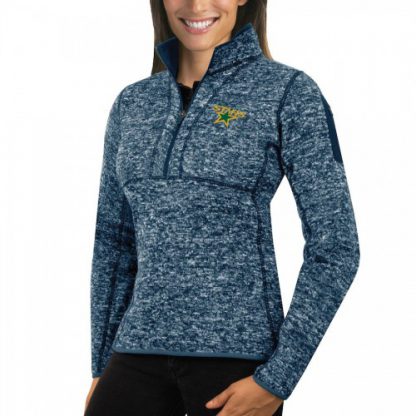 Dallas Dallas Stars Antigua Women's Fortune 1/2-Zip Pullover Sweater Royal