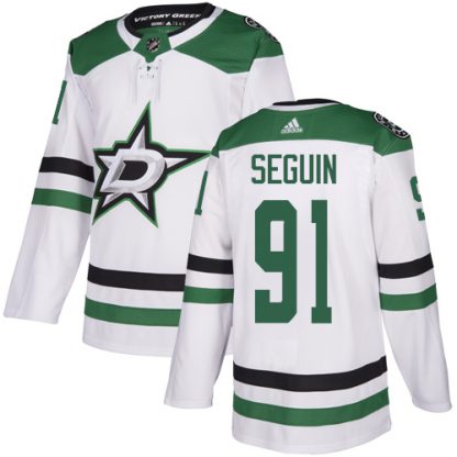 Adidas Dallas Stars #91 Tyler Seguin White Road Authentic Youth Stitched NHL Jersey