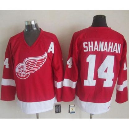 Detroit Red Wings #14 Brendan Shanahan Red CCM Throwback Stitched NHL Jersey