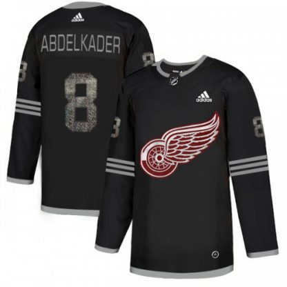 Adidas Detroit Red Wings #8 Justin Abdelkader Black Authentic Classic Stitched NHL Jersey