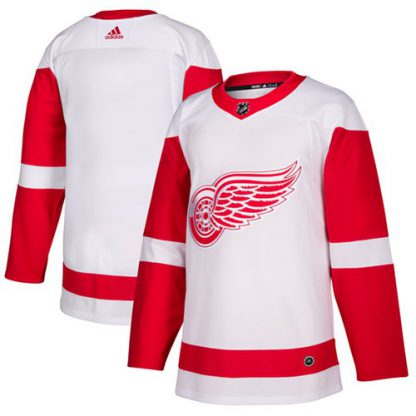 Adidas Detroit Red Wings Blank White Road Authentic Stitched NHL Jersey