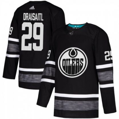 Adidas Edmonton Oilers #29 Leon Draisaitl Black Authentic 2019 All-Star Stitched Youth NHL Jersey