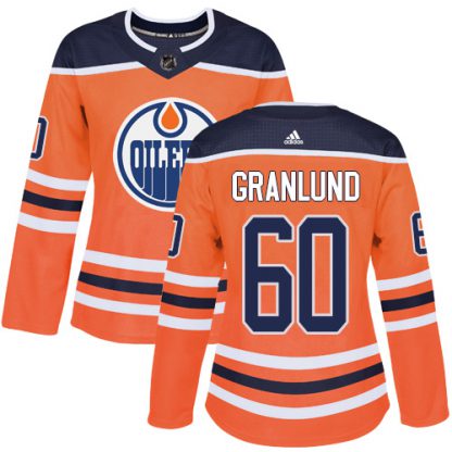 Adidas Edmonton Oilers #60 Markus Granlund Orange Home Authentic Women's Stitched NHL Jersey