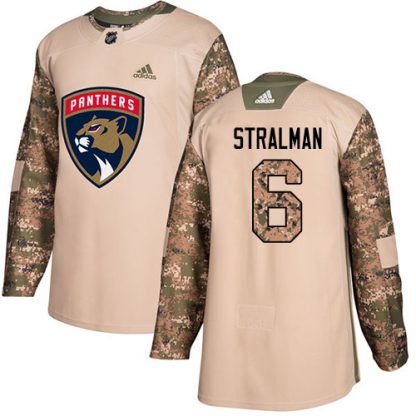 Adidas Florida Panthers #6 Anton Stralman Camo Authentic 2017 Veterans Day Stitched NHL Jersey