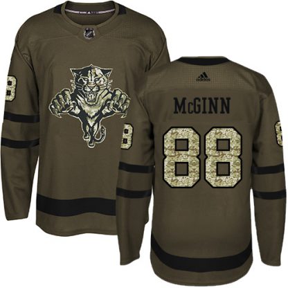 Adidas Florida Panthers #88 Jamie McGinn Green Salute to Service Stitched NHL Jersey