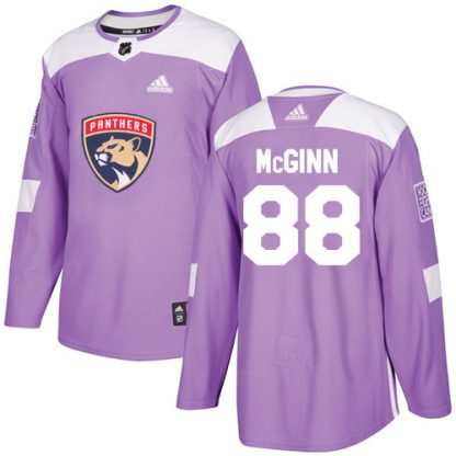 Adidas Florida Panthers #88 Jamie McGinn Purple Authentic Fights Cancer Stitched NHL Jersey