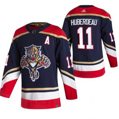 Florida Florida Panthers #11 Jonathan Huberdeau Black Men's Adidas 2020-21 Reverse Retro Alternate NHL Jersey