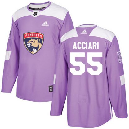 Adidas Florida Panthers #55 Noel Acciari Purple Authentic Fights Cancer Stitched NHL Jersey