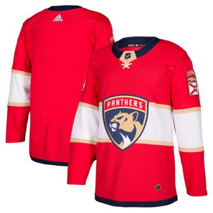 Adidas Florida Panthers Blank Red Home Authentic Stitched NHL Jersey