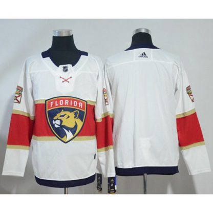 Adidas Florida Panthers Blank White Road Authentic Stitched NHL Jersey