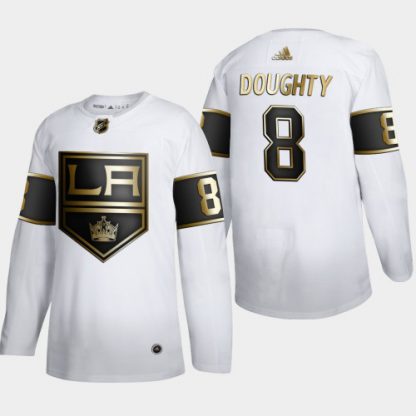 Los Angeles Los Angeles Kings #8 Drew Doughty Men's Adidas White Golden Edition Limited Stitched NHL Jersey