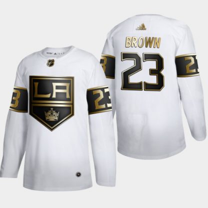 Los Angeles Los Angeles Kings #23 Dustin Brown Men's Adidas White Golden Edition Limited Stitched NHL Jersey