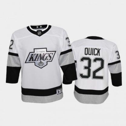 Adidas Los Angeles Kings #32 Jonathan Quick Youth 2021-22 Alternate Game NHL Jersey - White