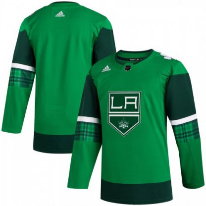 Los Angeles Los Angeles Kings Blank Men's Adidas 2020 St. Patrick's Day Stitched NHL Jersey Green.jpg