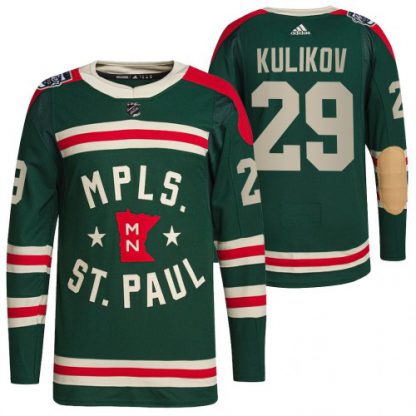 Minnesota Minnesota Wild #29 Dmitry Kulikov Men's Adidas 2022 Winter Classic Authentic NHL Jersey
