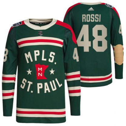 Minnesota Minnesota Wild #48 Marco Rossi Men's Adidas 2022 Winter Classic Authentic NHL Jersey