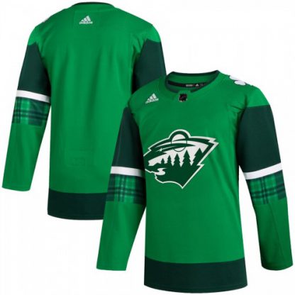 Minnesota Minnesota Wild Blank Men's Adidas 2020 St. Patrick's Day Stitched NHL Jersey Green.jpg