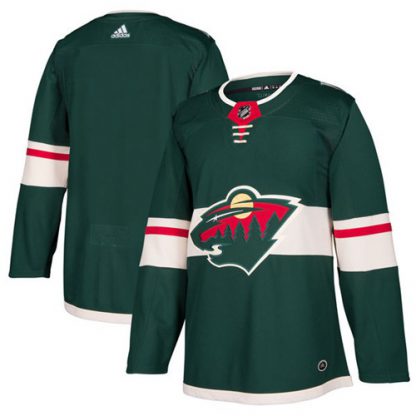 Adidas Minnesota Wild Blank Green Home Authentic Stitched NHL Jersey
