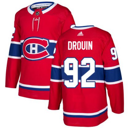 Adidas Montreal Canadiens #92 Jonathan Drouin Red Home Authentic Stitched NHL Jersey