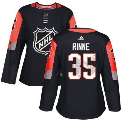 Adidas Nashville Predators #35 Pekka Rinne Black 2018 All-Star Central Division Authentic Women's Stitched NHL Jersey
