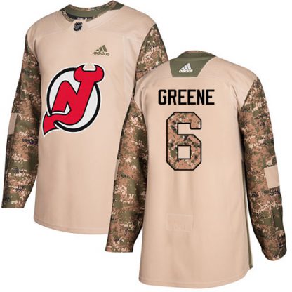 Adidas New Jersey Devils #6 Andy Greene Camo Authentic 2017 Veterans Day Stitched NHL Jersey
