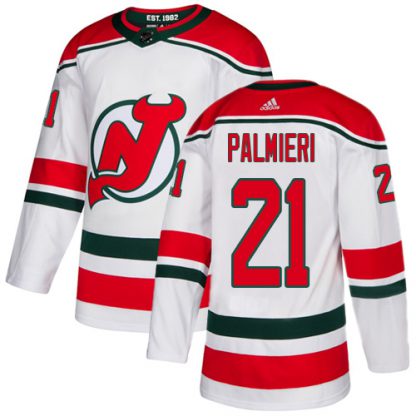Adidas New Jersey Devils #21 Kyle Palmieri White Alternate Authentic Stitched Youth NHL Jersey