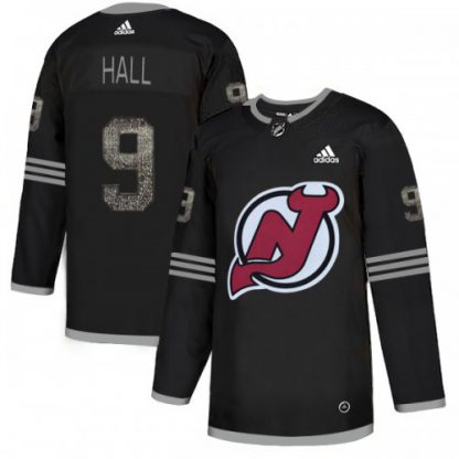 Adidas New Jersey Devils #9 Taylor Hall Black Authentic Classic Stitched NHL Jersey