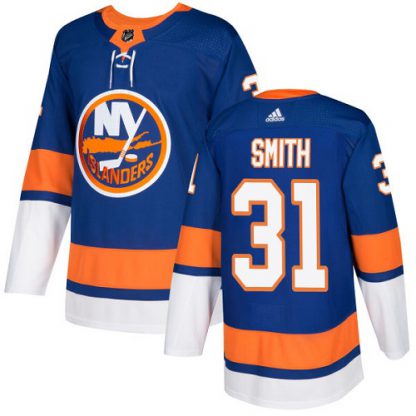 Adidas New York Islanders #31 Billy Smith Royal Blue Home Authentic Stitched NHL Jersey