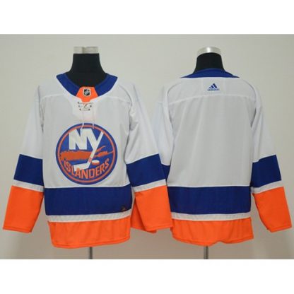 Adidas New York Islanders Blank White Road Authentic Stitched NHL Jersey