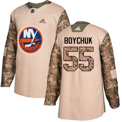 Adidas New York Islanders #55 Johnny Boychuk Camo Authentic 2017 Veterans Day Stitched NHL Jersey