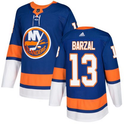 Adidas New York Islanders #13 Mathew Barzal Royal Blue Home Authentic Stitched NHL Jersey