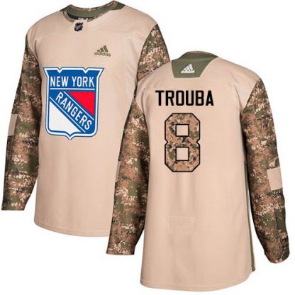 Adidas New York Rangers #8 Jacob Trouba Camo Authentic 2017 Veterans Day Stitched NHL Jersey