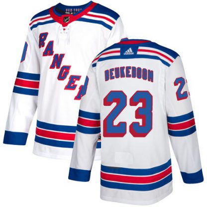 Adidas New York Rangers #23 Jeff Beukeboom White Away Authentic Stitched NHL Jersey