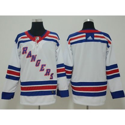 Adidas New York Rangers Blank White Road Authentic Stitched NHL Jersey
