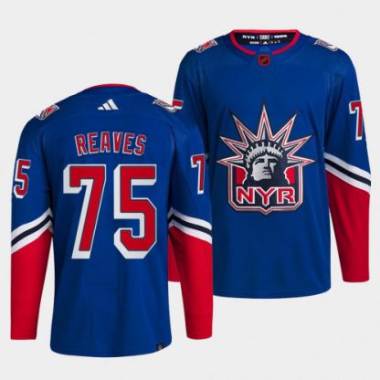 New York New York Rangers #75 Ryan Reaves Men's adidas Reverse Retro 2.0 Authentic Player Jersey - Royal