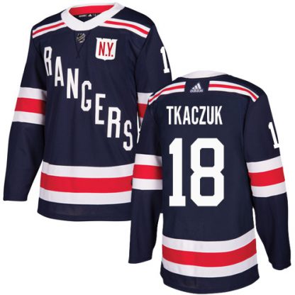 Adidas New York Rangers #18 Walt Tkaczuk Navy Blue Authentic 2018 Winter Classic Stitched NHL Jersey