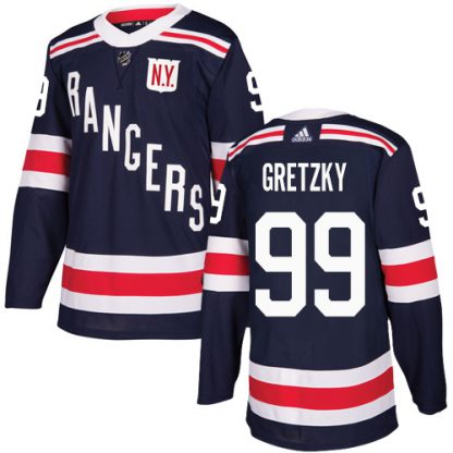 Adidas New York Rangers #99 Wayne Gretzky Navy Blue Authentic 2018 Winter Classic Stitched NHL Jersey
