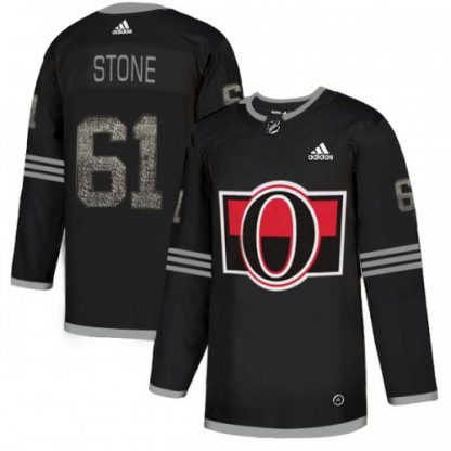 Adidas Ottawa Senators #61 Mark Stone Black_1 Authentic Classic Stitched NHL Jersey