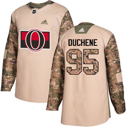Adidas Ottawa Senators #95 Matt Duchene Camo Authentic 2017 Veterans Day Stitched NHL Jersey