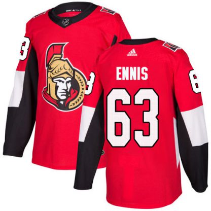 Adidas Ottawa Senators #63 Tyler Ennis Red Home Authentic Stitched NHL Jersey