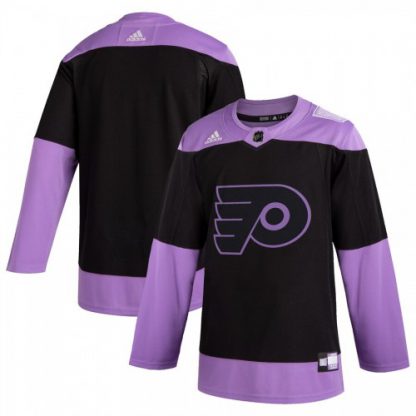 Philadelphia Philadelphia Flyers Adidas Hockey Fights Cancer Practice Jersey Black