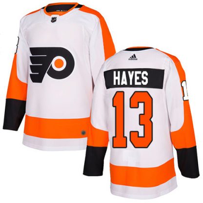 Adidas Philadelphia Flyers #13 Kevin Hayes White Road Authentic Stitched NHL Jersey