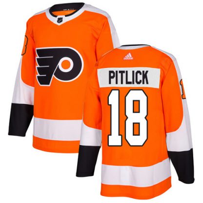 Adidas Philadelphia Flyers #18 Tyler Pitlick Orange Home Authentic Stitched Youth NHL Jersey