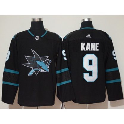 Adidas San Jose Sharks #9 Evander Kane Black Alternate Authentic Stitched NHL Jersey