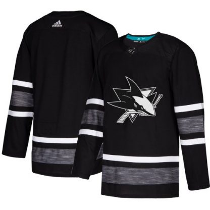 Adidas San Jose Sharks Blank Black 2019 All-Star Game Parley Authentic Stitched NHL Jersey