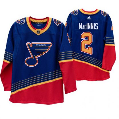 St. Louis St. Louis Blues #2 Al Macinnis 90s Vintage 2019-20 Authentic Royal Retired NHL Jersey