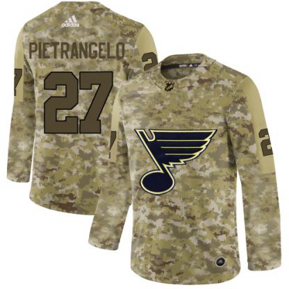 Adidas St. Louis Blues #27 Alex Pietrangelo Camo Authentic Stitched NHL Jersey