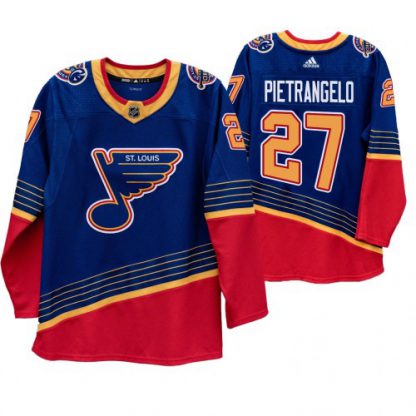 St. Louis St. Louis Blues #27 Alex Pietrangelo 90s Vintage 2019-20 Authentic Royal NHL Jersey